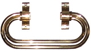 Maniglia modello Anello Doppio Filo in ottone